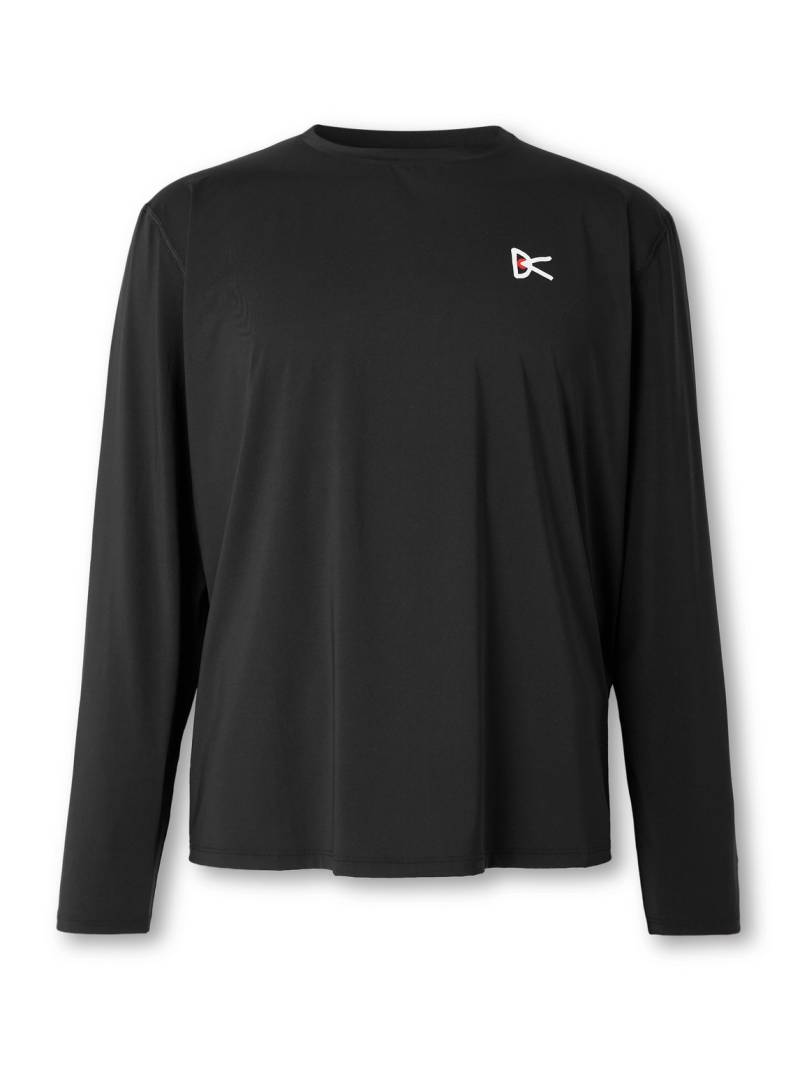 DISTRICT VISION - Logo-Print Stretch-Jersey T-Shirt - Men - Black - M von DISTRICT VISION