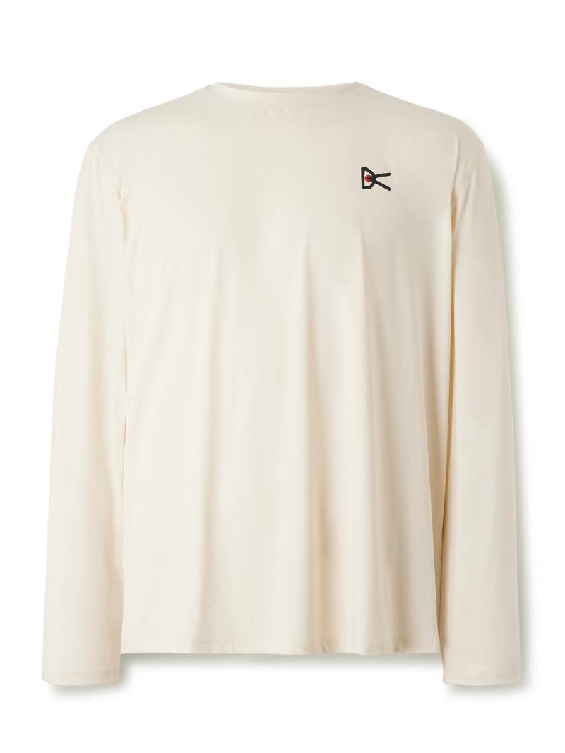 DISTRICT VISION - Logo-Print Stretch-Jersey T-Shirt - Men - Neutrals - L von DISTRICT VISION