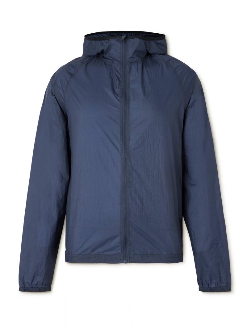 DISTRICT VISION - Milli Ultralight Ripstop Hooded Jacket - Men - Blue - M von DISTRICT VISION