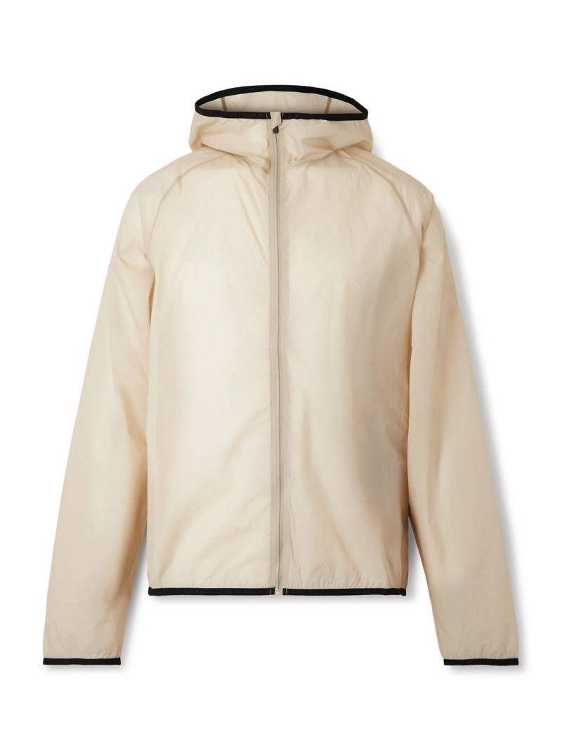 DISTRICT VISION - Milli Ultralight Ripstop Hooded Jacket - Men - White - L von DISTRICT VISION