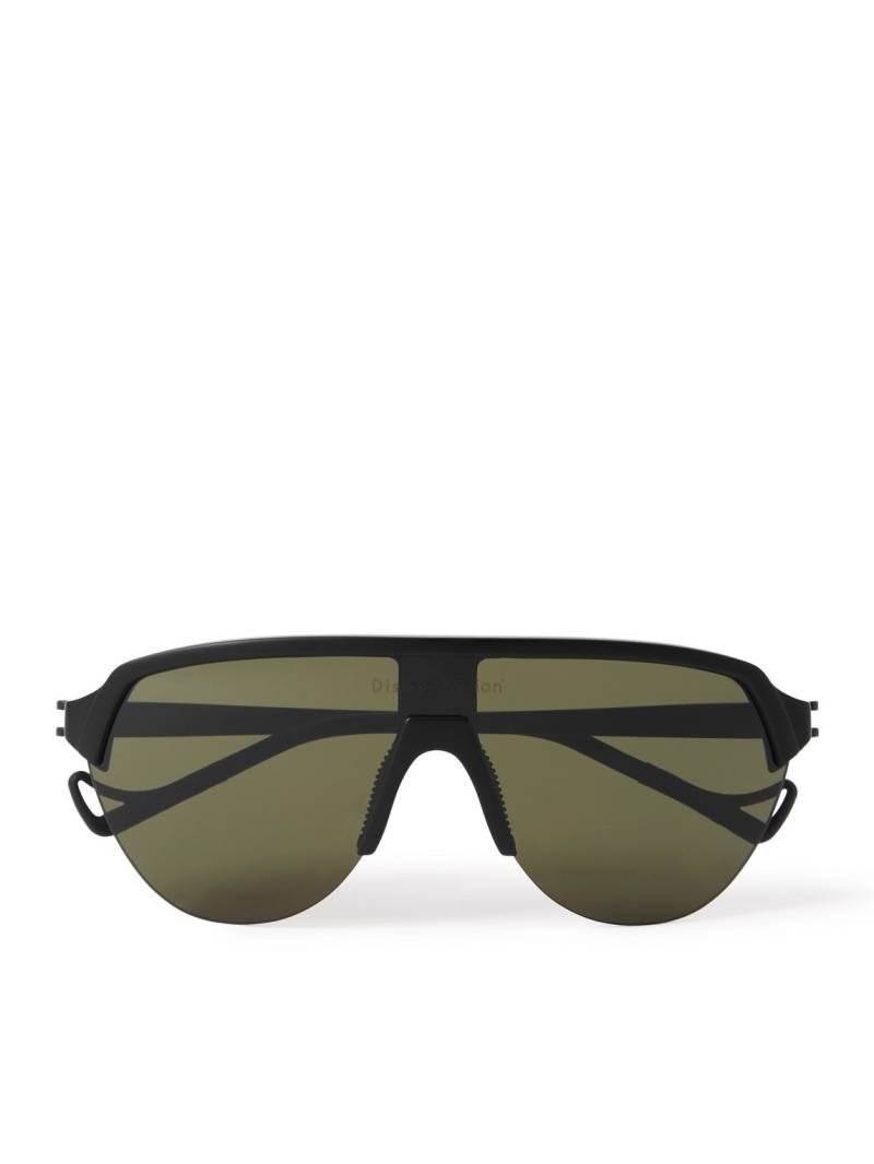 DISTRICT VISION - Nagata Speed Blade Nylon and Titanium Polarised Sunglasses - Men - Black von DISTRICT VISION