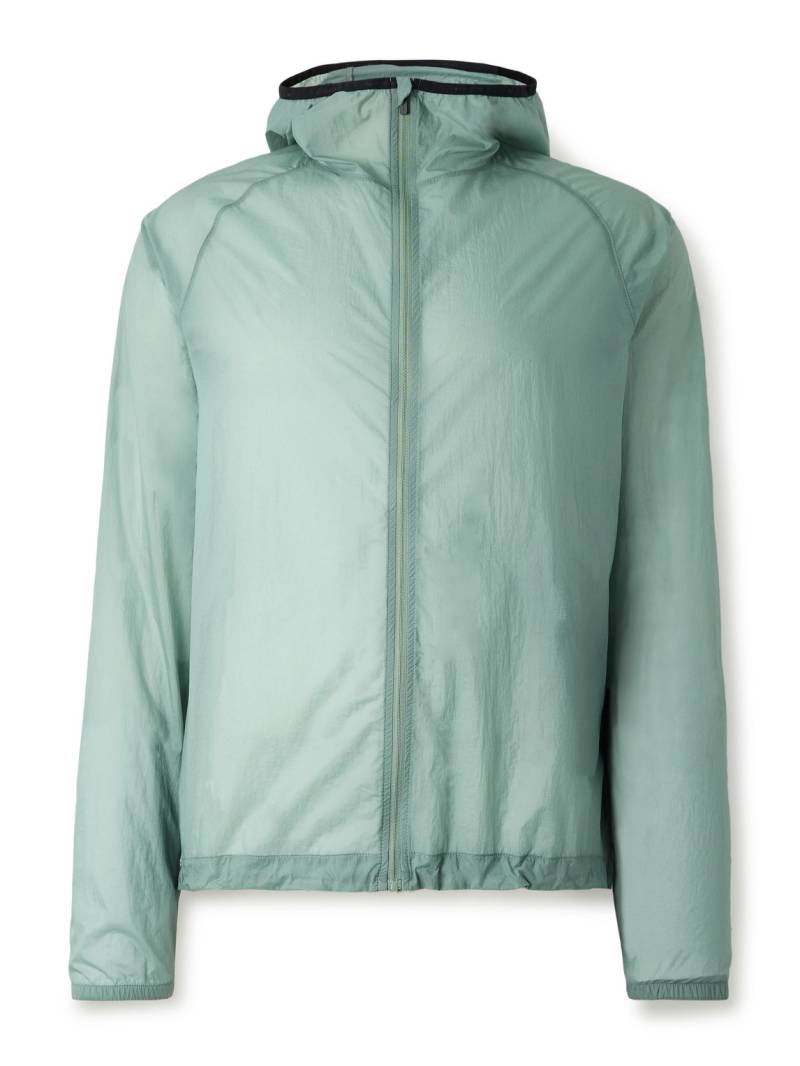 DISTRICT VISION - Nylon Micro-Ripstop Hooded Jacket - Men - Green - S von DISTRICT VISION