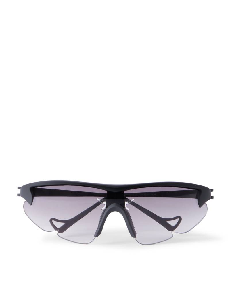 DISTRICT VISION - POST ARCHIVE FACTION Junya Racer D-Frame Polycarbonate and Titanium Sunglasses - Men - Black von DISTRICT VISION