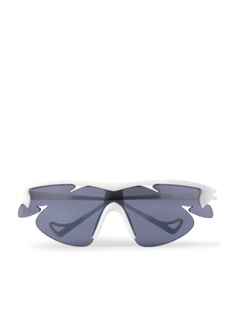 DISTRICT VISION - POST ARCHIVE FACTION Junya Racer D-Frame Polycarbonate and Titanium Sunglasses - Men - White von DISTRICT VISION