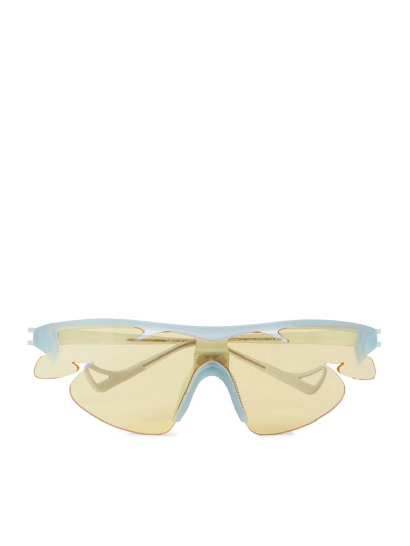 DISTRICT VISION - POST ARCHIVE FACTION Junya Racer D-Frame Polycarbonate and Titanium Sunglasses - Men - Yellow von DISTRICT VISION