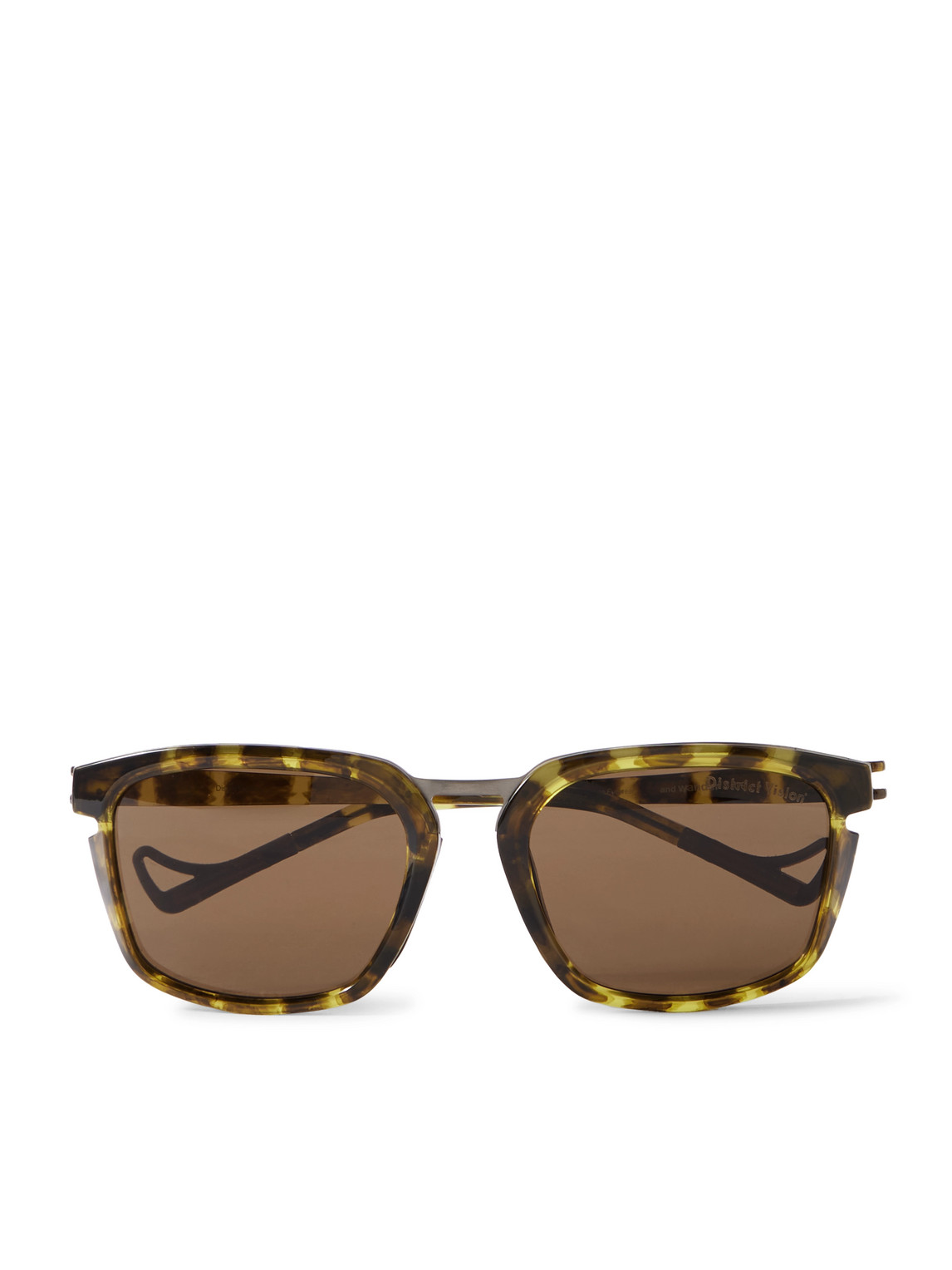 DISTRICT VISION - Square-Frame Tortoiseshell Acetate Sunglasses - Men - Tortoiseshell von DISTRICT VISION