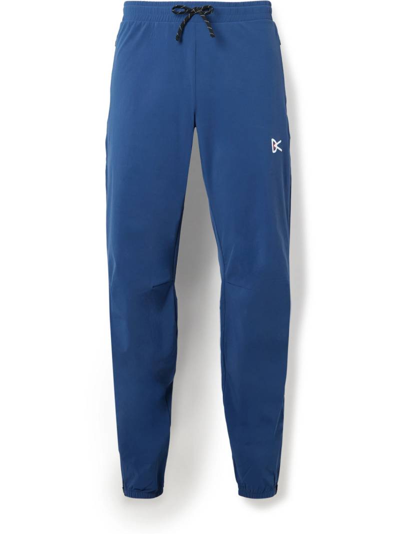 DISTRICT VISION - Zanzie Slim-Fit Logo-Print Stretch-Shell Track Pants - Men - Blue - L von DISTRICT VISION