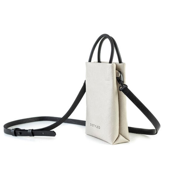 DISTYLED Mini Shopping Tasche vertikal aus recycelt Mikrofaser| Women| Vegan von DISTYLED