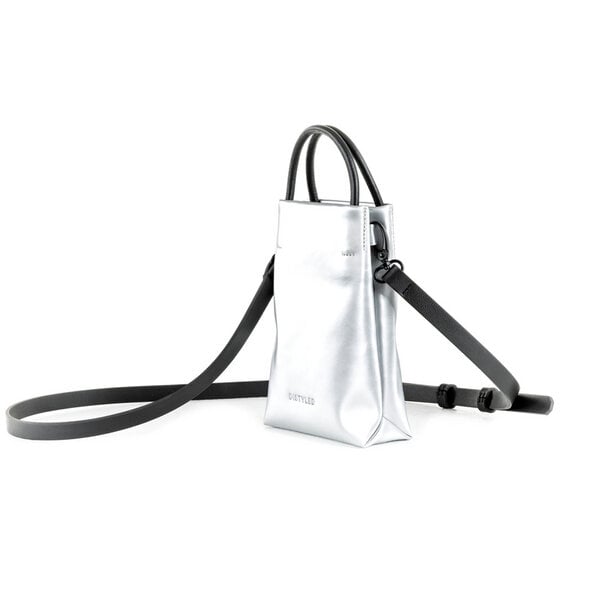 DISTYLED Mini Shopping Tasche vertikal aus recycelt Mikrofaser| Women| Vegan von DISTYLED