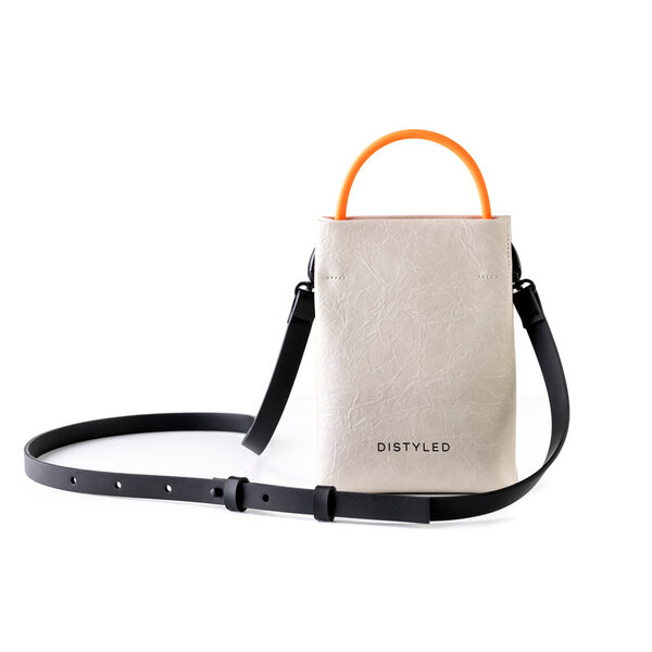 DISTYLED Mini Shopping Tasche vertikal aus recycelt Mikrofaser| Women| Vegan von DISTYLED