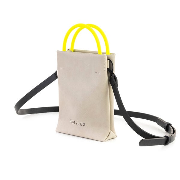 DISTYLED Mini Shopping Tasche vertikal aus recycelt Mikrofaser| Women| Vegan von DISTYLED