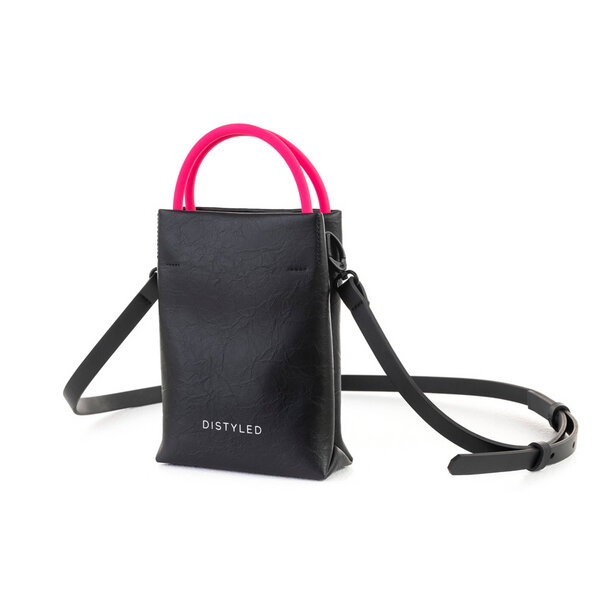 DISTYLED Mini Shopping Tasche vertikal aus recycelt Mikrofaser| Women| Vegan von DISTYLED