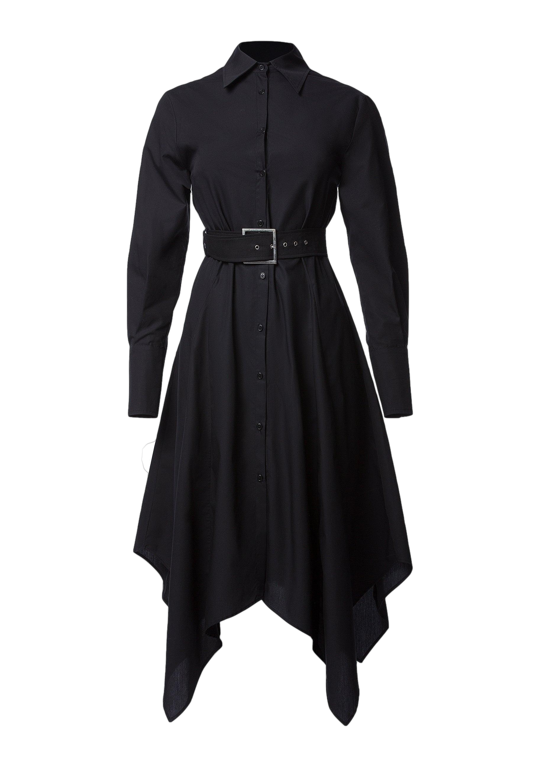 Almaty poplin asymmetrical shirt-dress von DIVALO