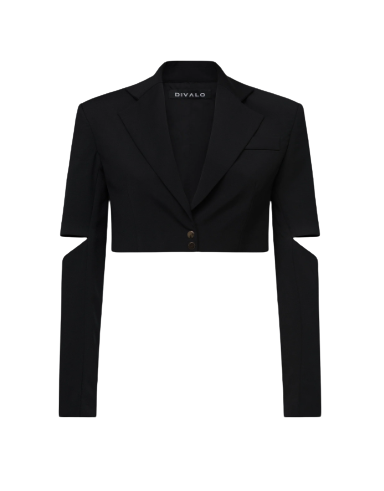Palmira crop blazer - Black - M - DIVALO - Blazers von DIVALO