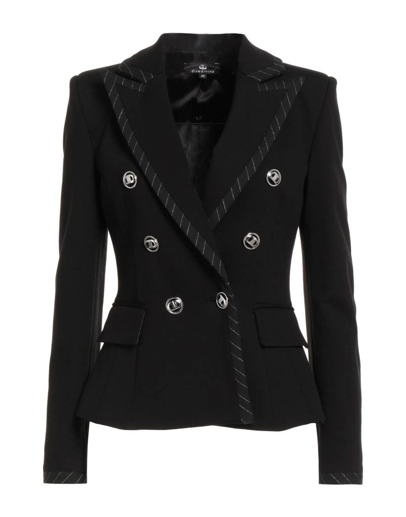 DIVEDIVINE Blazer Damen Schwarz von DIVEDIVINE