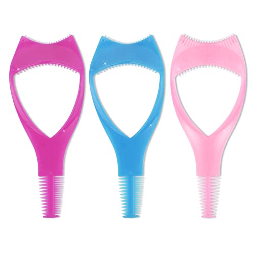 3 Stück Mascara Shield Applicator 3 in 1 Wimpern Werkzeuge Make Up Eyelid Shield Wimpernschildpad Up und Down Wimpern Kosmetik Mascara Schablone für Frauen Mädchen Wimpernbürsten von DIVINA VITAE