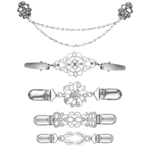5 Stück Clips Für Kleidung Cardigan-Clip kleiderclips Rücken-Cinch-Clips Pullover-Clips Schal-Clips Kragen-Clips Waist Clip Machen Clip ärmelhalter Damen von DIVINA VITAE