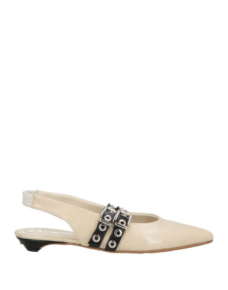 DIVINE FOLLIE Ballerina Damen Cremeweiß von DIVINE FOLLIE