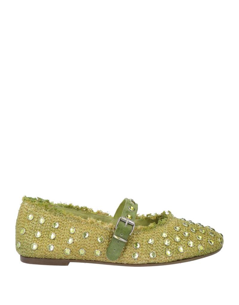 DIVINE FOLLIE Ballerina Damen Militärgrün von DIVINE FOLLIE