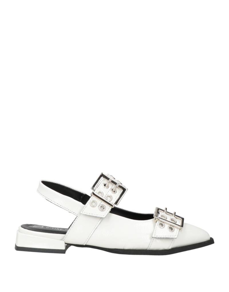 DIVINE FOLLIE Ballerina Damen Weiß von DIVINE FOLLIE