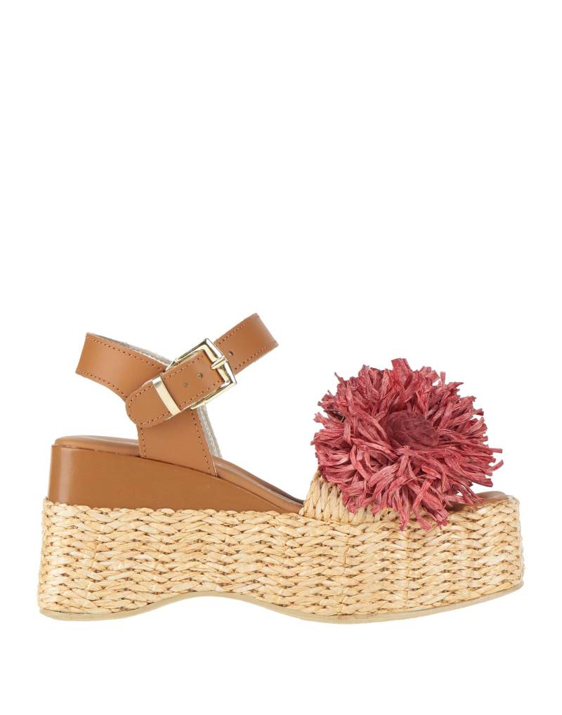 DIVINE FOLLIE Espadrilles Damen Kamel von DIVINE FOLLIE