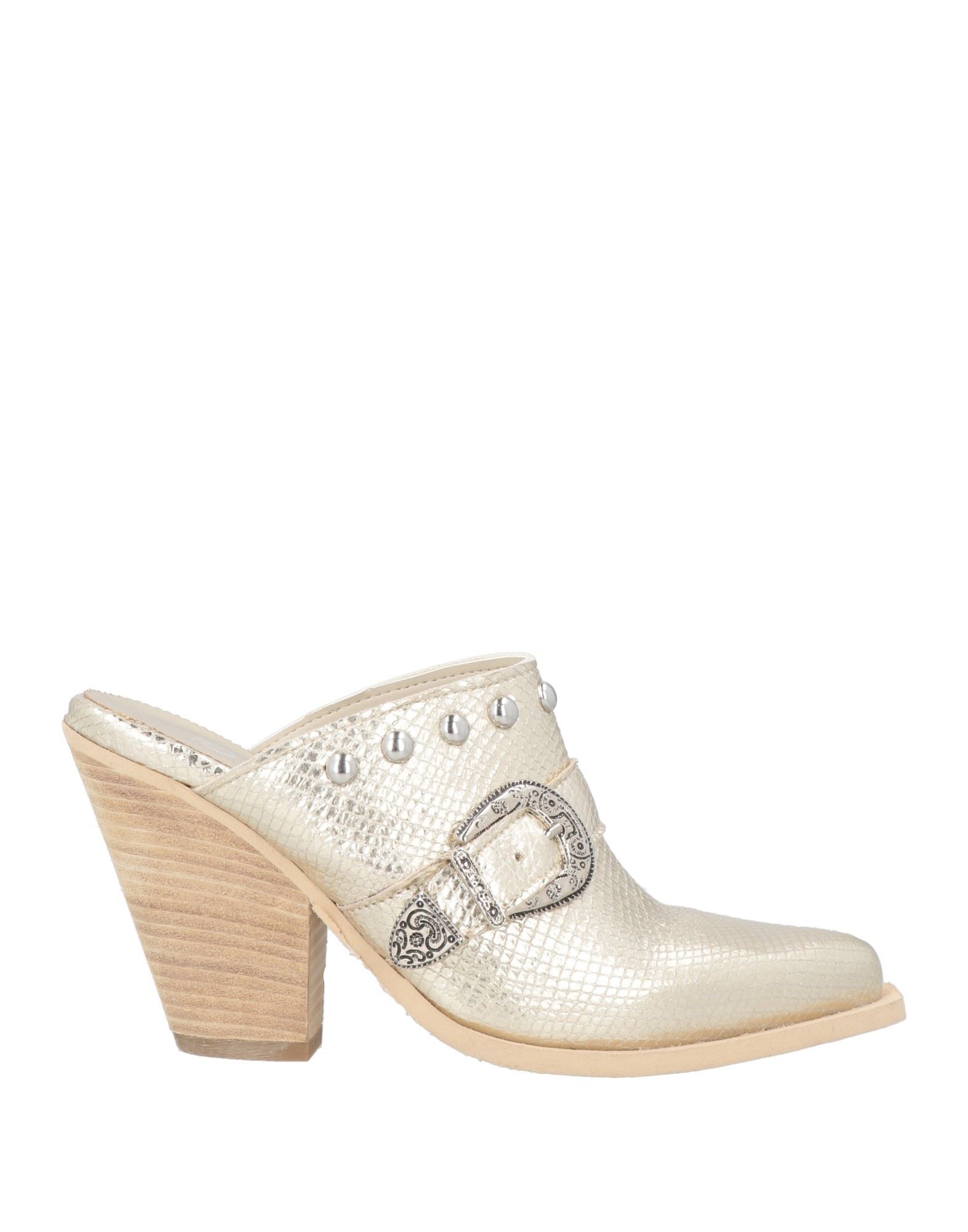 DIVINE FOLLIE Mules & Clogs Damen Platin von DIVINE FOLLIE