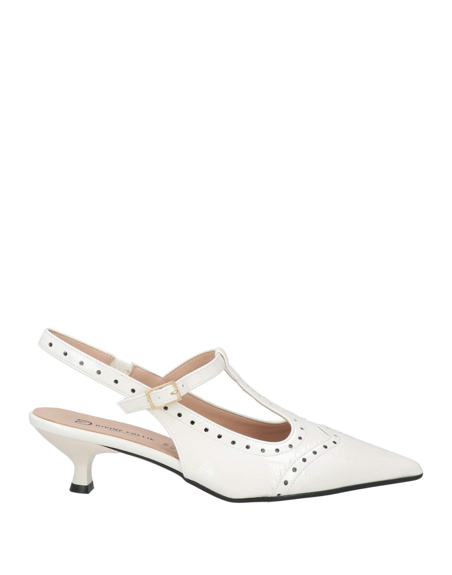 DIVINE FOLLIE Pumps Damen Weiß von DIVINE FOLLIE