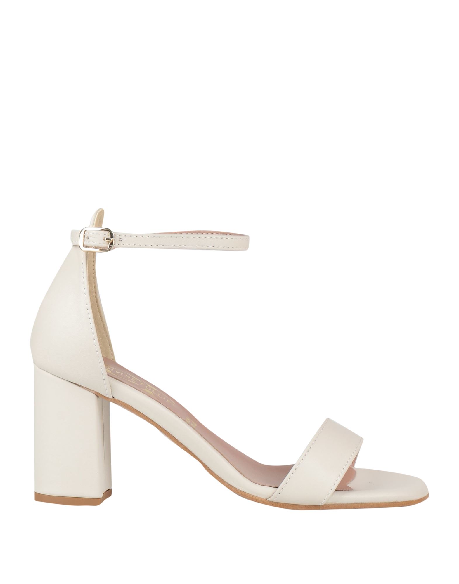 DIVINE FOLLIE Sandale Damen Off white von DIVINE FOLLIE