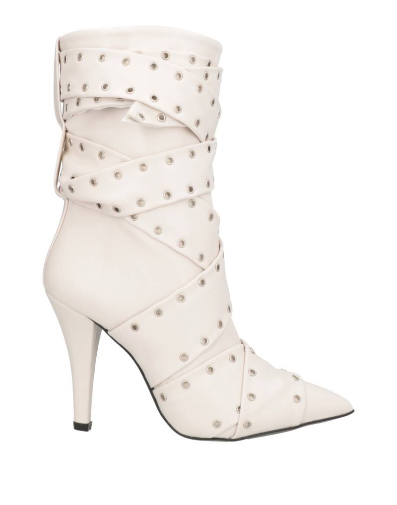 DIVINE FOLLIE Stiefelette Damen Off white von DIVINE FOLLIE