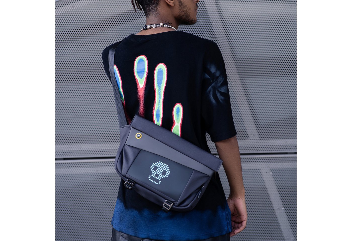 DIVOOM Umhängetasche Divoom Pixoo Slingbag-V - schwarz von DIVOOM