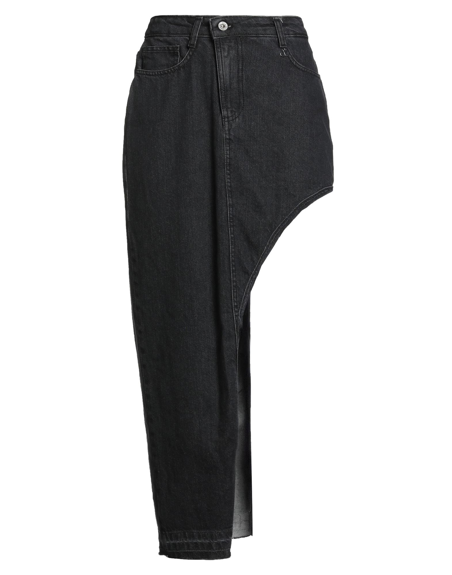 DIXIE Jeansrock Damen Schwarz von DIXIE