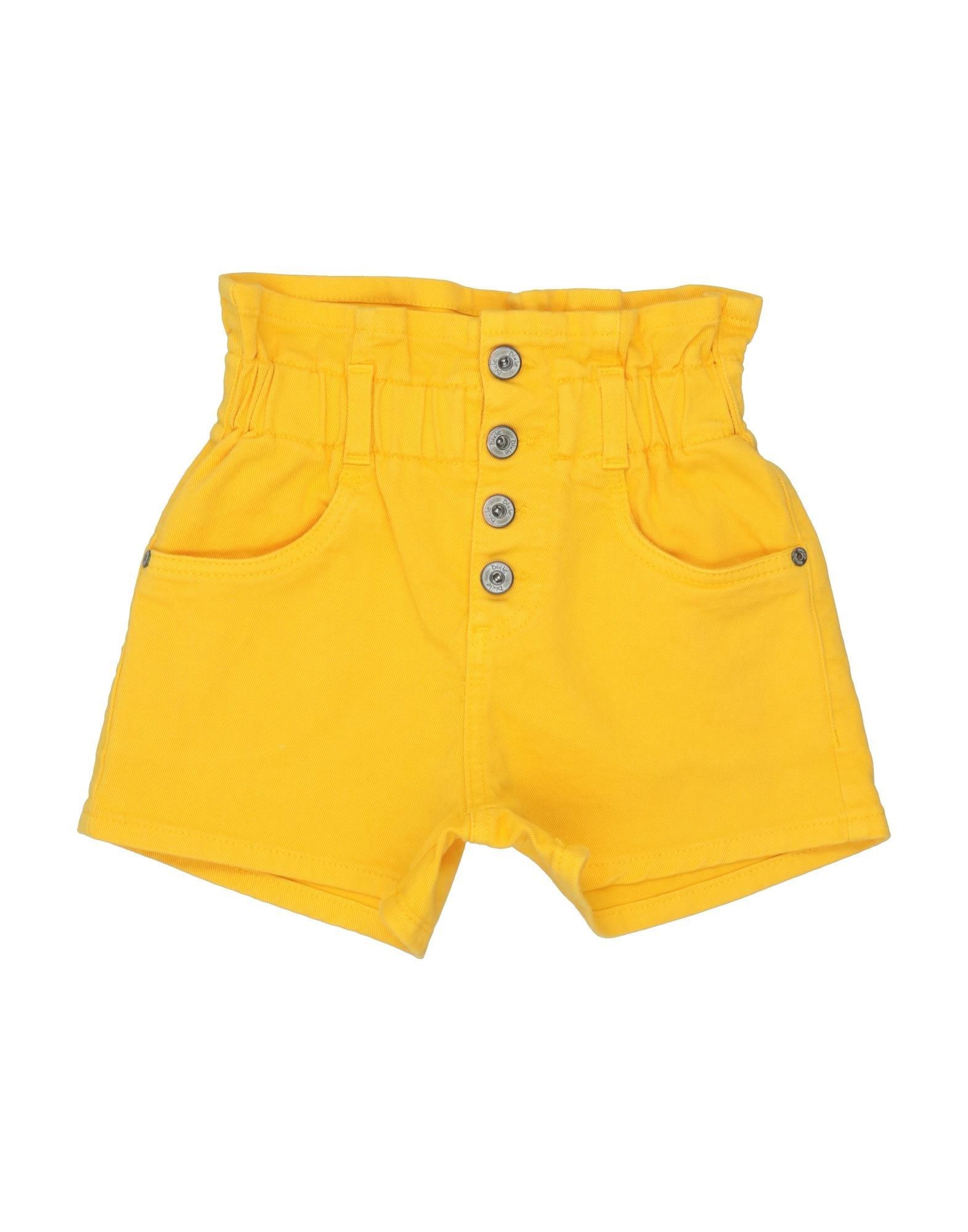 DIXIE Jeansshorts Kinder Gelb von DIXIE