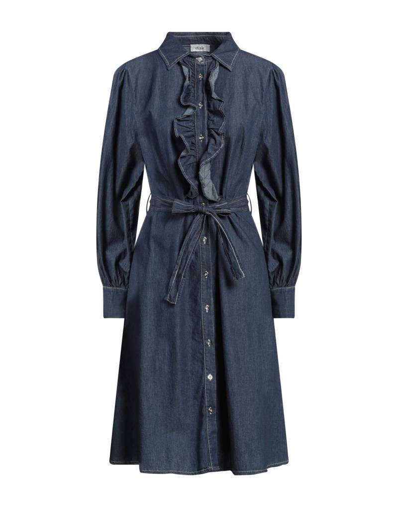 DIXIE Midi-kleid Damen Blau von DIXIE