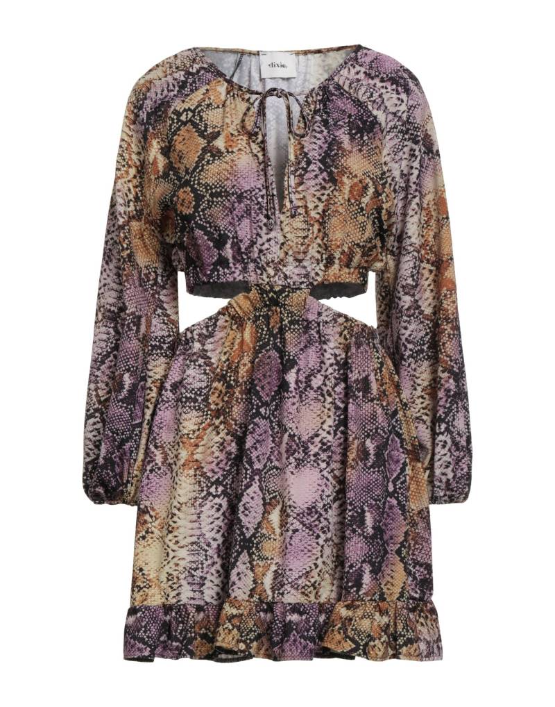 DIXIE Mini-kleid Damen Dunkelviolett von DIXIE