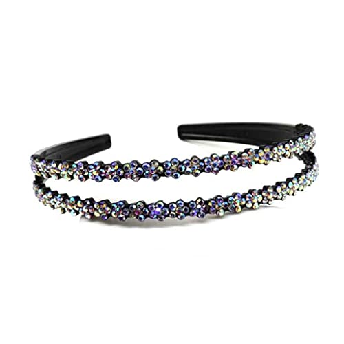 GPPZM Haarband mit Zähnen, rutschfest, zweireihig, Pflaumenblüte, Damen, Haarnadel, Haarnadel, Kopfbedeckung, weiblicher All-Match-Schmuck (Color : D, Size : 1) von DIXII