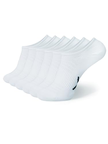 DIXXSON Invisible Socken | 6er Pack Damen & Herren | Füsslinge (Gr. 39-42, Weiß) von DIXXSON