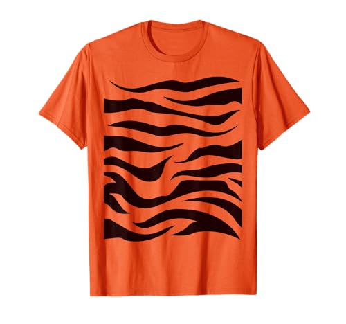 Tiger Kostüm für Herren Damen Kinder Jahr des Tiger 2022 T-Shirt von DIY Halloween Tiger Stripes Costume