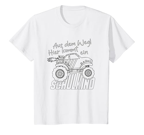 Kinder Schulkind - Monstertruck zum bemalen & ausmalen für Kinder T-Shirt Kinder Schulkind - Monstertruck zum bemalen & ausmalen für Kinder T-Shirt von DIY Textilien zm Ausmalen und Bemalen für Kinder