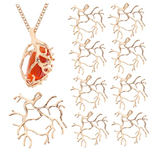 DIYEAH 10stücke Zweig-haar-accessoires Bezaubernde Haarteile Für Damen Dekoratives Haarschmuck-ornament Wald-inspirierte Braut-haar-spangen von DIYEAH