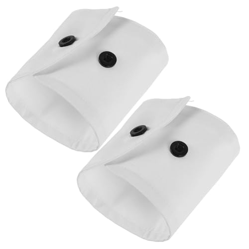 DIYEAH 1 Paar Handgelenkmanschetten Für Damen Abnehmbares Hemd Falsche Ärmel Falsche Handärmel Hemdärmel Mit Druckknopf Verziertes Zubehör Für Anzug Bluse Mantel Weiß von DIYEAH