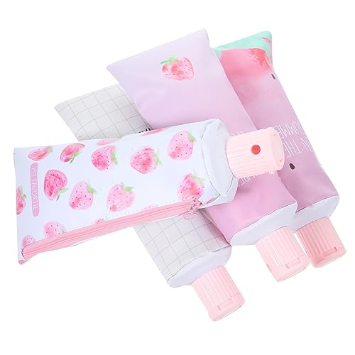 DIYEAH 4stücke Süßes Ästhetisches Federmäppchen Aus Kleines Federmäppchen Für Mädchen Platz Für Schreibwaren Und Make-up-Pinsel Multifunktional Und Praktisch von DIYEAH