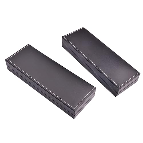 DIYEAH 2stücke Schwarze Geschenkbox Aus Pu-Leder Stifthalter Box Für Schreibwaren Tragbare Stiftbehälter Stiftebox Als Für Geschäftspartner Und DIYEAH 2stücke Schwarze Geschenkbox Aus Pu-Leder Stifthalter Box Für Schreibwaren Tragbare Stiftbehälter Stiftebox Als Für Geschäftspartner Und von DIYEAH