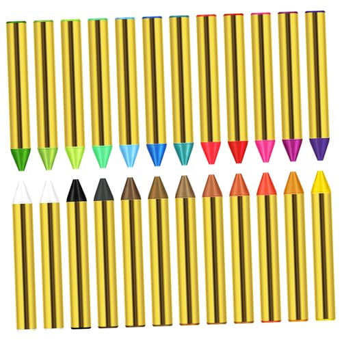 DIYEAH 1 Schachtel Farben Face Paint Crayons Umweltfreundliche Ölwachsmalstifte für Körper und Gesichtsbemalung Ergonomisch Langanhaltend Leicht Aufzutragen für Halloween Cosplay von DIYEAH