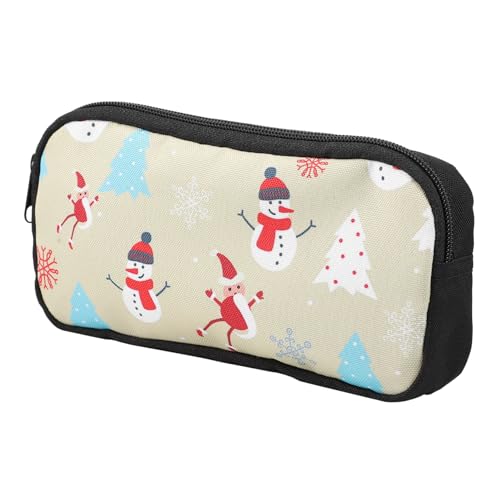 DIYEAH 1 Stück Weihnachts-Aufbewahrungstasche Storage Pockets Storage Bags Wallet Vanity Bag Schülerstifttasche plastiktüte Münzbeutel aus Oxford-Stoff neuartige Kosmetiktasche Polyester von DIYEAH