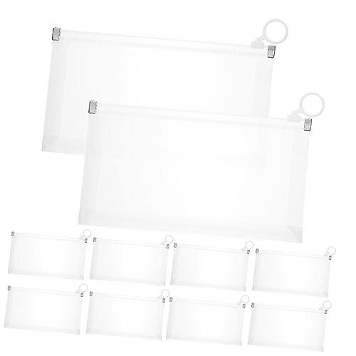 DIYEAH 10 Stücke Große Schreibwaren Tasche Datei Tasche Ausgezeichnete Nähte Stift Veranstalter Für Büro Schule von DIYEAH