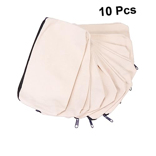 DIYEAH Federmäppchen Aus Segeltuch Mit Großem Fassungsvermögen Und Reißverschluss Schreibwarenset Bleistifthalter Für Das Studentenbüro von DIYEAH