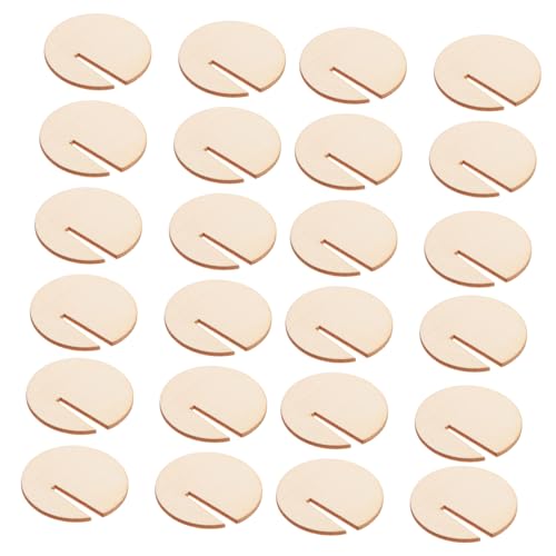 DIYEAH 120 Stück Runde Holz Getränketags Personalisierbare Weinglasanhänger Stabile Holzmarkierungen für Hochzeit Party Restaurant Bar und Outdoor Picknick von DIYEAH