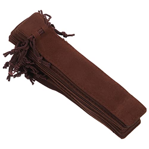 DIYEAH 15stücke Teiliges Kordelzug Stifttaschen Aus Dickem Kratzfestem Material Praktische Aufbewahrung Für Füllfederhalter Kugelschreiber Und Andere Schreibutensilien Perfektes Für von DIYEAH