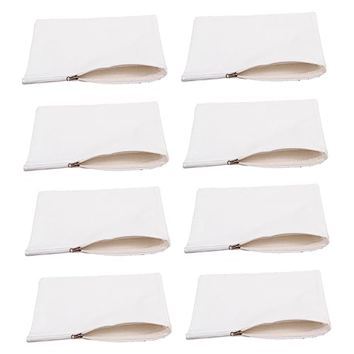 DIYEAH 16Stücke Teiliges Stift Aufbewahrungstasche Multifunktionale Kosmetiktasche Mit Reißverschluss Weiß Und Zufälliger Farbe Für Schule Make Up Und Praktische von DIYEAH