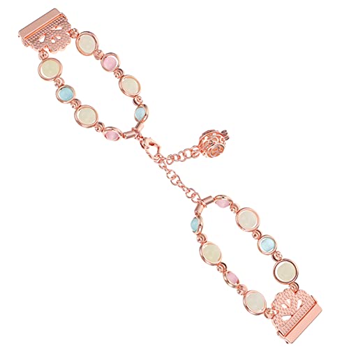 DIYEAH 1Stück Leuchtendes Armband für Handgefertigtes Schmuckarmband aus Hochwertigem Material Roségold Bequem und Langlebig Perfekter Uhren Style für von DIYEAH